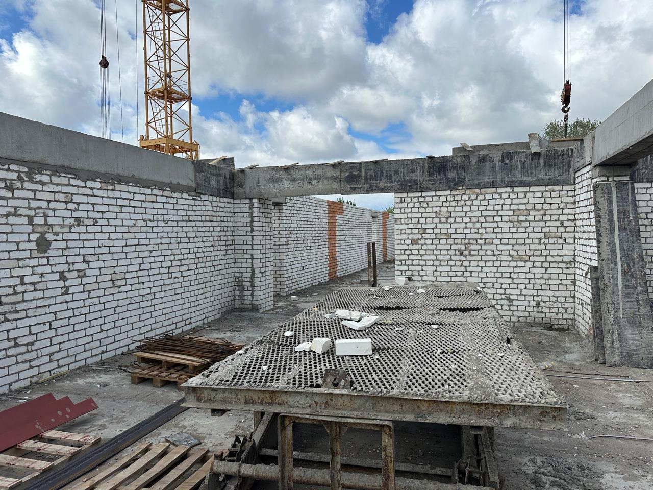 На каком этапе строительства СОШ №8 в Уральске