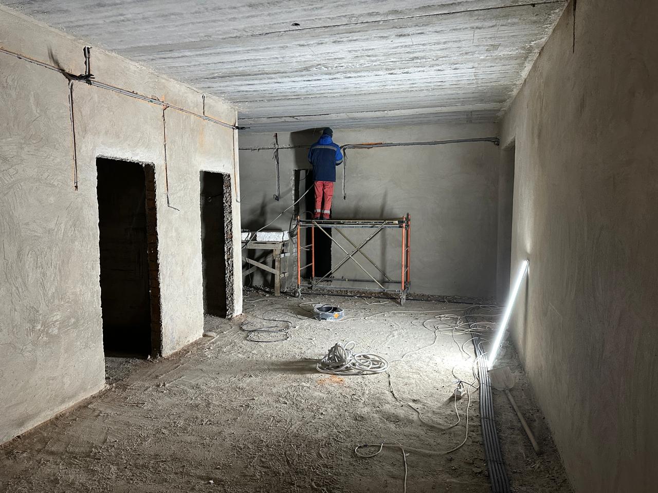 На каком этапе строительства СОШ №8 в Уральске